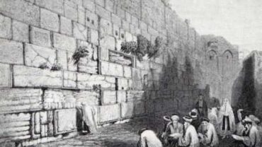 Wailing wall 1840